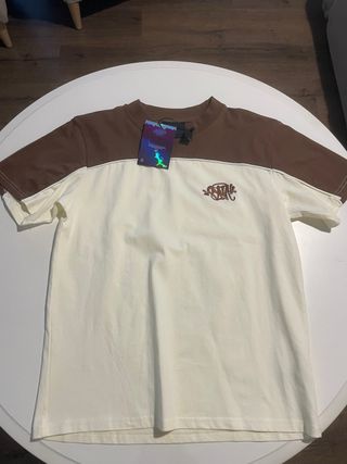 Camiseta Syna World Beige y Marrón