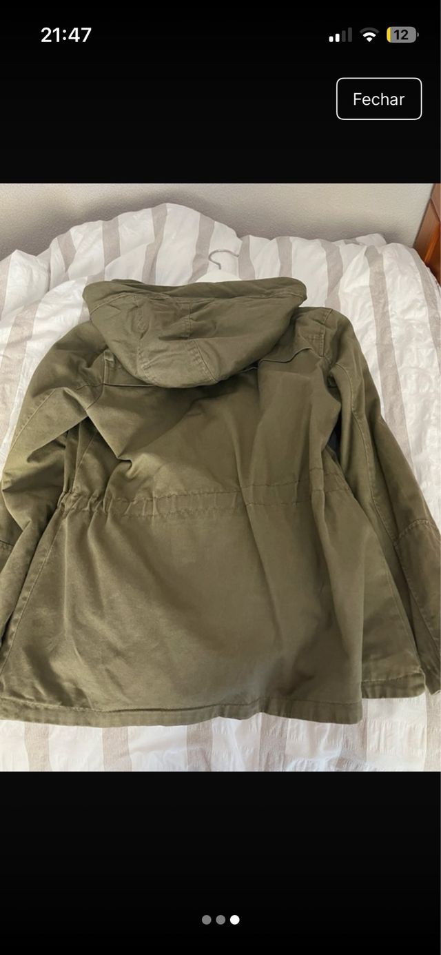 Casaco Tiffosi verde caqui tamanho XS