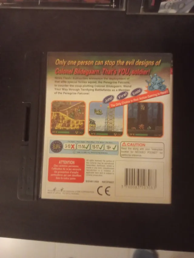 Metal Slug 1st Mission Neo Geo Pocket