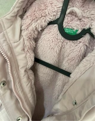 Parka bambina rosa Benetton
