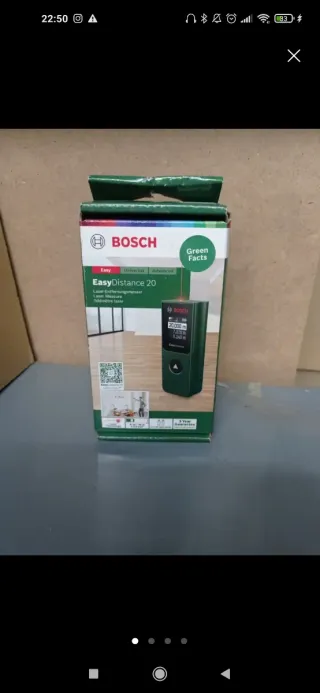 Pack de 5 UND Nuevos.
 Medidor Láser Bosch EasyDis