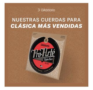 Cuerdas D'Addario Pro-Arté EJ45-3D