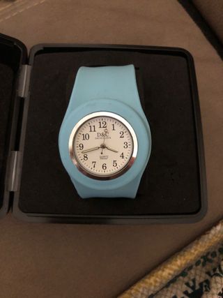Reloj D&C DAVID CLOCK azul