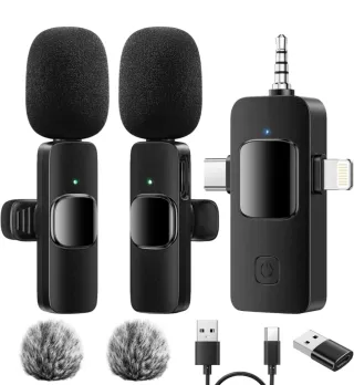 Micrófono Inalámbrico GlasFlength para iPhone/Andr