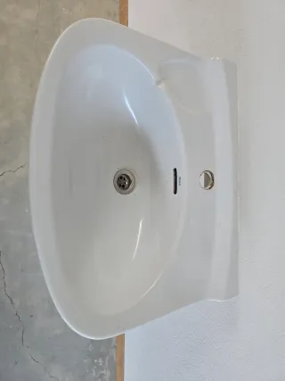 Lavabo Roca antiguo blanco