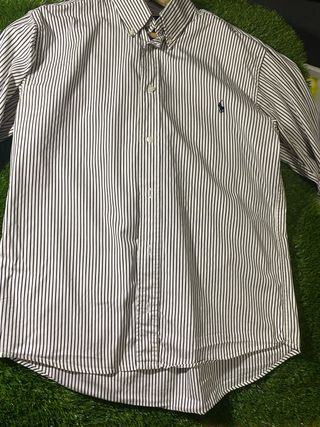 Camisa Polo Ralph Lauren Rayas Vintage Y2K