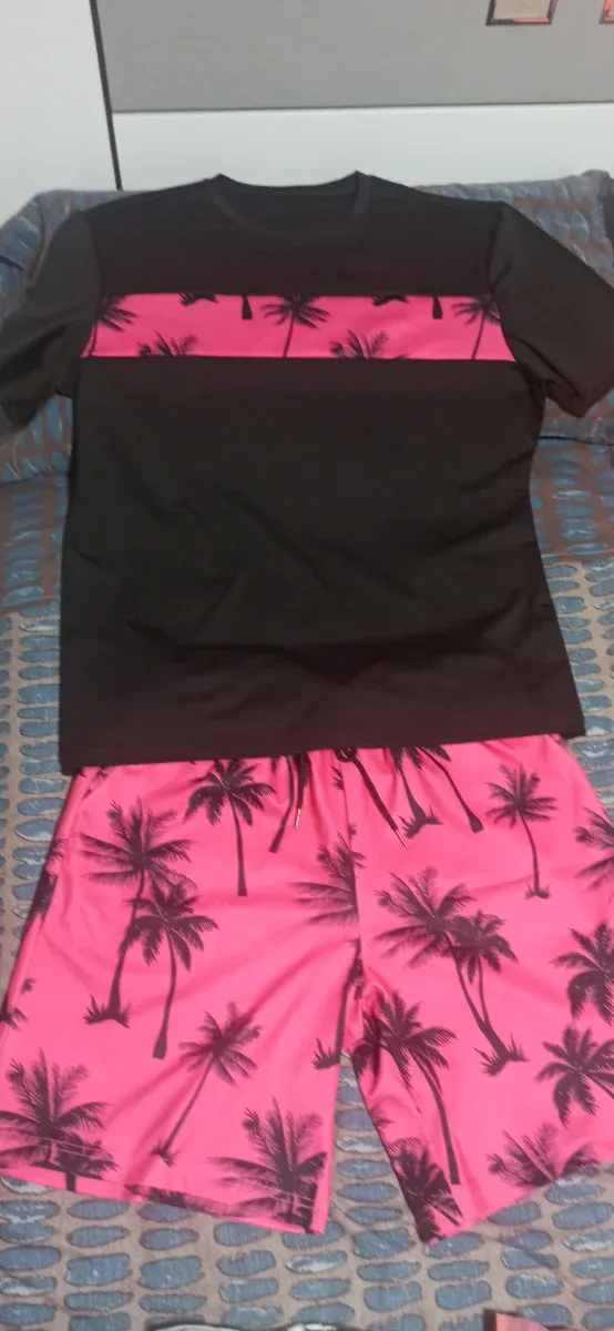 Conjunto Verano Talla L Camiseta y Pantalón Corto
