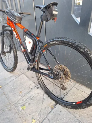 Bicicleta MMR Montaña Negra/Roja Talla M