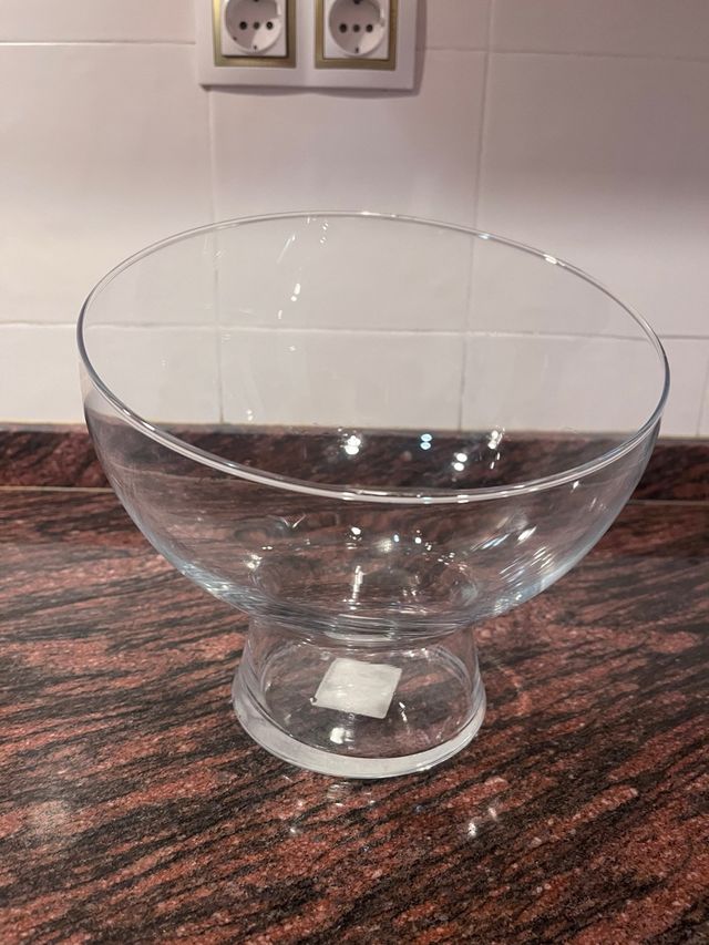 Bombonera Jarrón Cristal Transparente