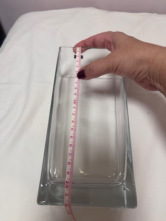 Bombonera Jarrón Cristal Transparente