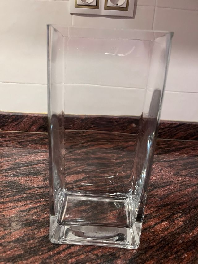 Bombonera Jarrón Cristal Transparente