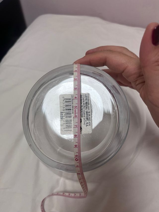 Bombonera Jarrón Cristal Transparente