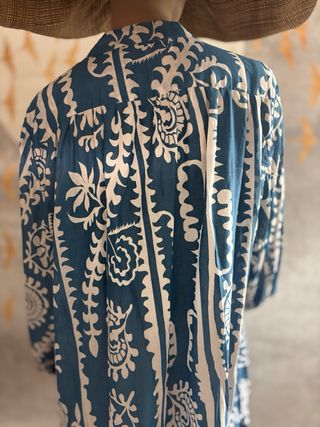 Vestido Zara Boho Estampado T XXL.