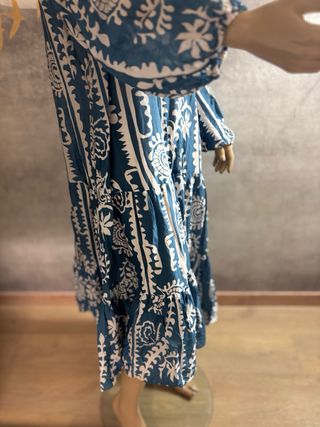 Vestido Zara Boho Estampado T XXL.
