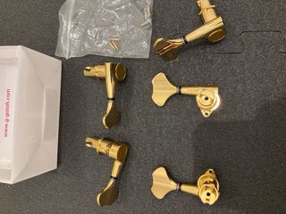 Afinadores Bajo Gotoh Dorados 5 cuerdas