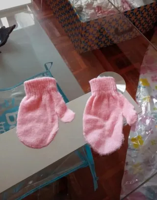 guantes manopla niña