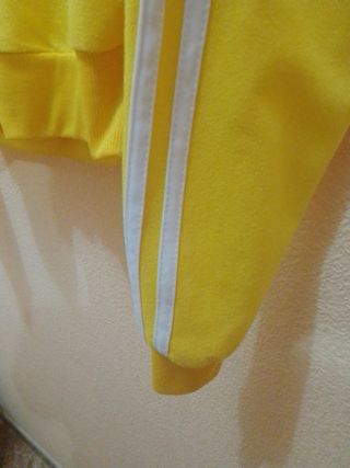 Sudadera amarilla corta cremallera mujer