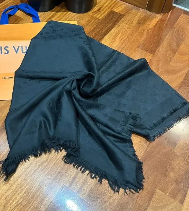Foulard Louis Vuitton 140x140 cm Nero