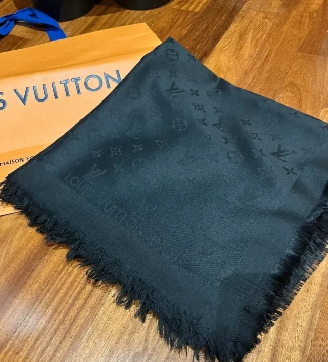 Foulard Louis Vuitton 140x140 cm Nero