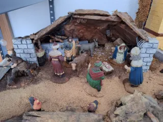 Lote 20 figuras Belén Navidad 12cm