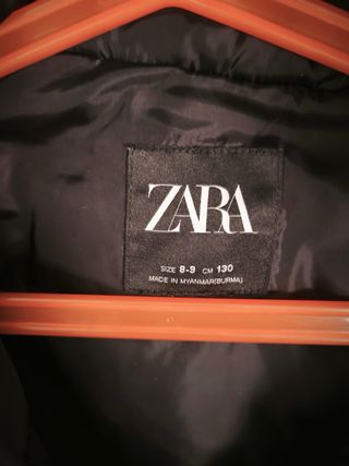 Abrigo Zara niño marrón 