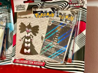 Pokemon - Collezione con Adesivi - Bianco Nero