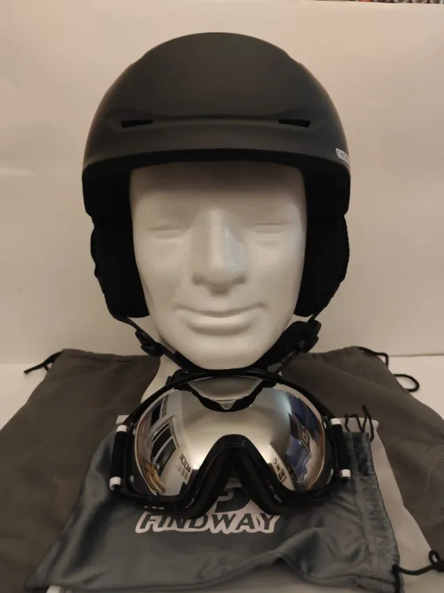 Casco sci Findway M 55-59 + maschera