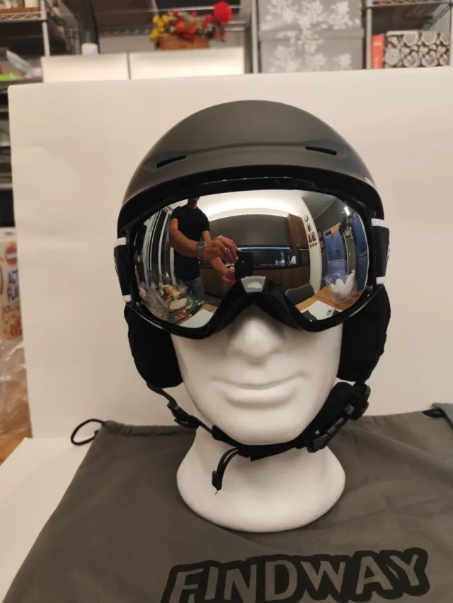 Casco sci Findway M 55-59 + maschera