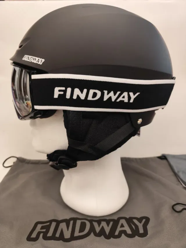 Casco sci Findway M 55-59 + maschera