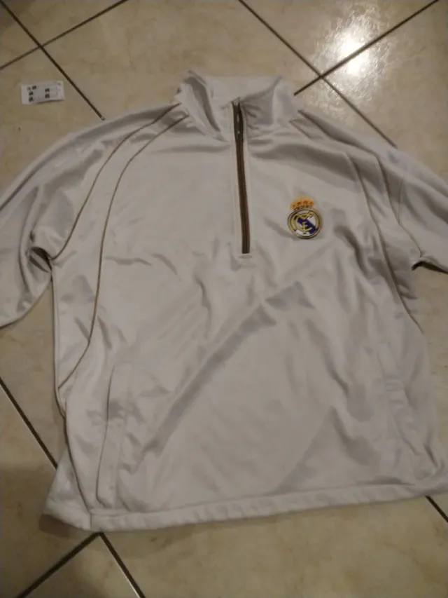 Felpa Real Madrid mezza zip