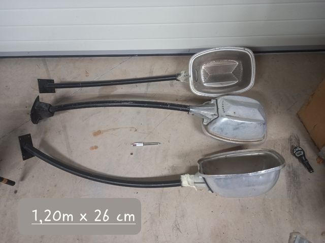 Faroles de exterior metálicos