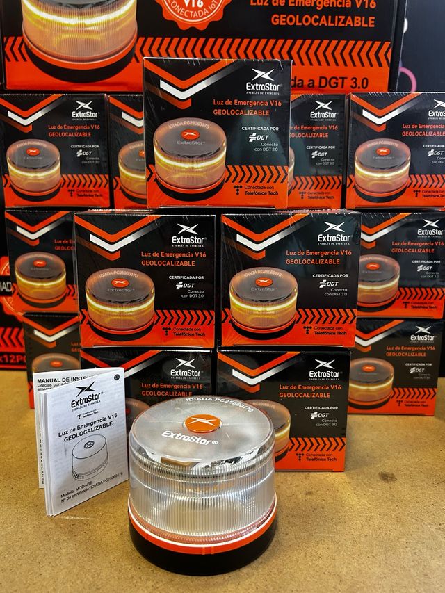Pack 5 Balizas V16 Homologadas y Geolocalizadas
