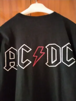 Camiseta AC&DC Negra Hombre
