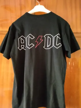 Camiseta AC&DC Negra Hombre