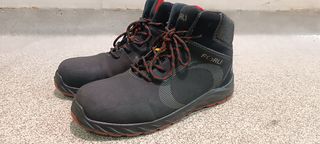 Zapatos de seguridad FORLI negros y rojos