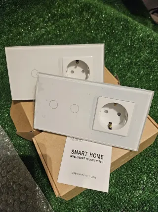 Enchufe e Interruptor Inteligente Wifi cristal