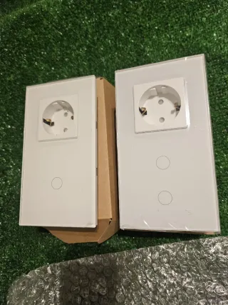 Enchufe e Interruptor Inteligente Wifi cristal