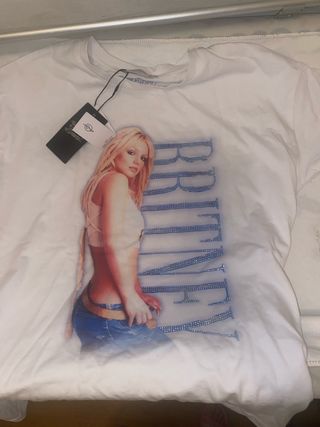 Camiseta Britney Spears con etiquetas