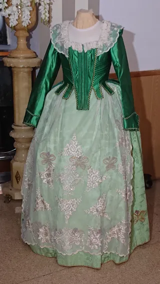 Traje Fallera 7-9 años verde
