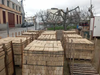 Ladrillos antiguos de barro