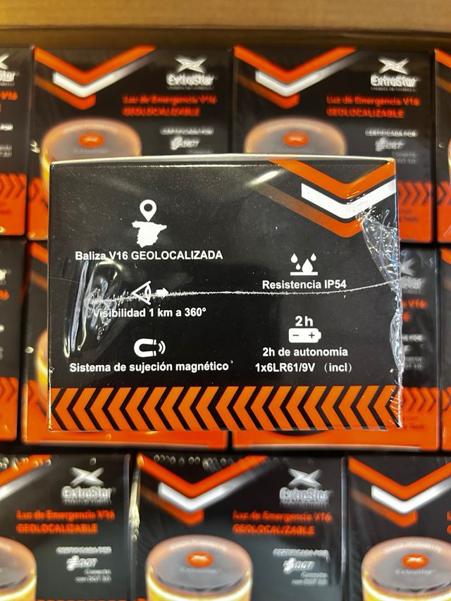 Pack 6 Balizas V16 Homologadas y Geolocalizadas