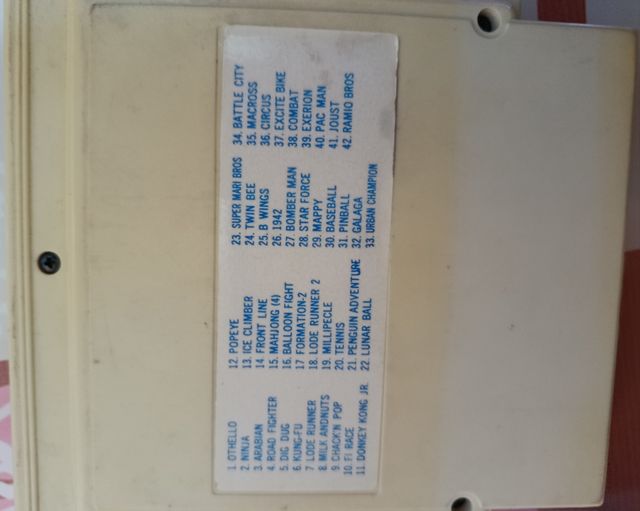 Cartucho de juego 42 en 1 para NES