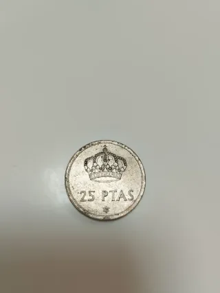 Moneda Antigua 25 PTAS 1975
