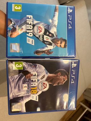 PS4 FIFA 19 y FIFA 18