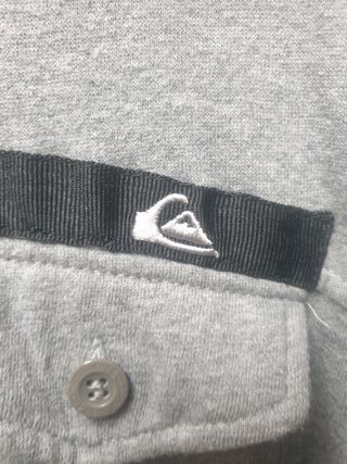 Sudadera Quiksilver Gris Térmica