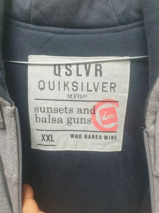 Sudadera Quiksilver Gris Térmica