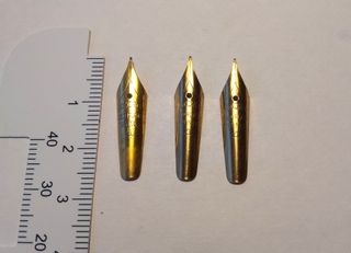 3 Plumines Ch. Oro Antiguos para Estilográficas