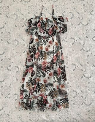 Floral vintage dress, one size