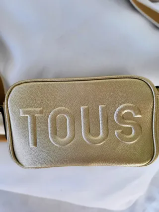 Bolso estilo Tous Dorado