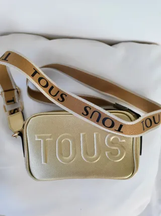 Bolso estilo Tous Dorado